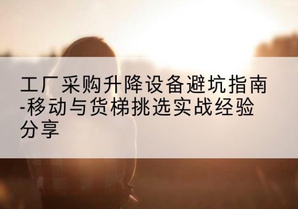 繁峙移动式升降机怎么选-工厂采购升降设备避坑指南-移动与货梯挑选实战经验分享