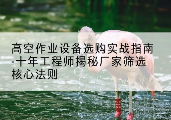 繁峙剪叉式升降机厂家-高空作业设备选购实战指南-十年工程师揭秘厂家筛选核心法则